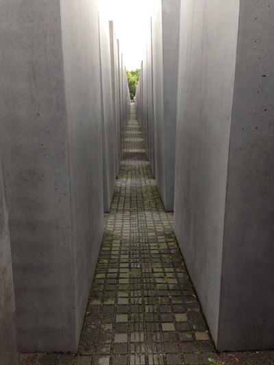 View of the Jewish Memorial from below