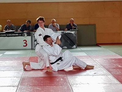 Ellen at the Southern German Judo Championships