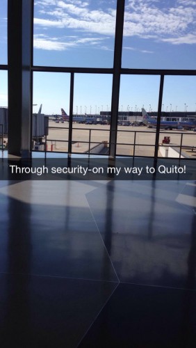 Snapchat from O'hare