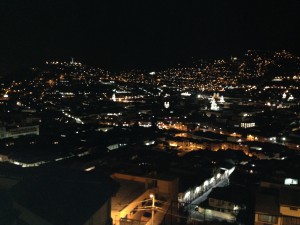 Another view of Quito at night