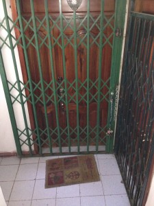 My apartment door gate