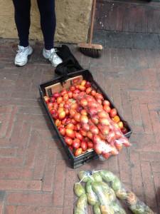A crate full of Tomate de Arbol