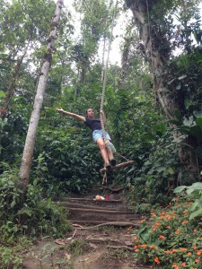 Me on a rope swing