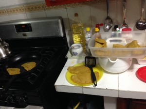 Frying empanadas (1)