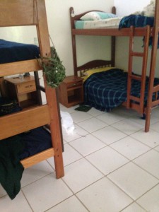Our room has bunk beds