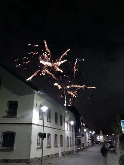 Fireworks over Kelsterbach
